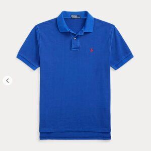 NWT Polo Ralph Lauren Men's Big & Tall Classic-Fit Blue Mesh Polo Size 2XB